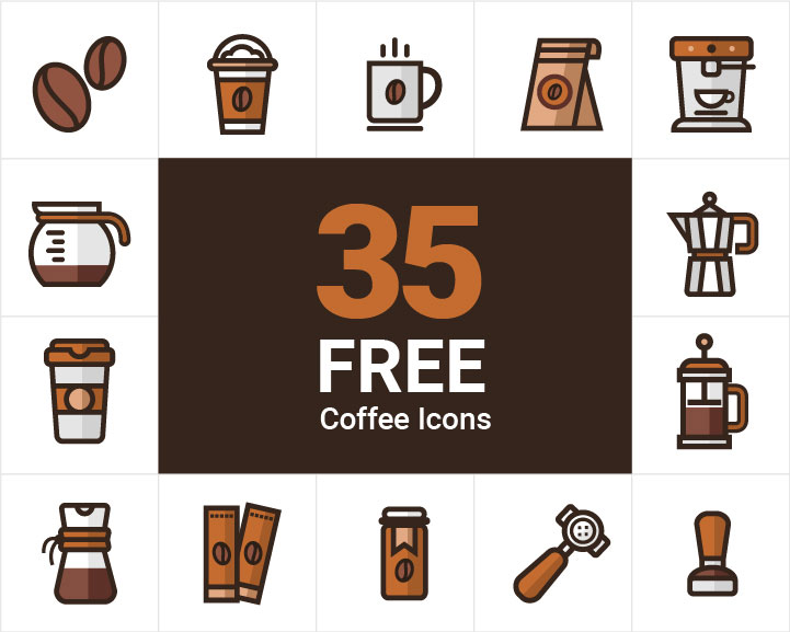 Free coffee icon design thumbnail