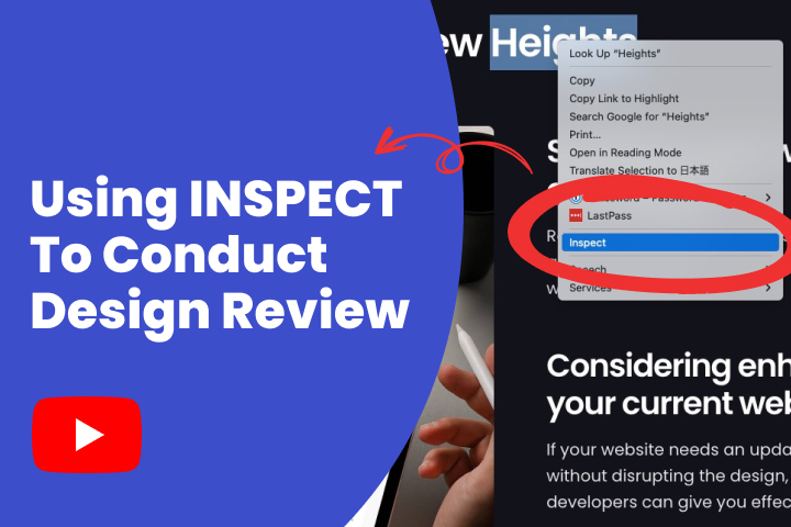 Conduct design review using Inspect tool